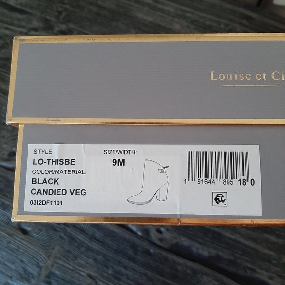 Louise Et Cie Women's Zeopard Leather Boots Sz 9M - Picture 9 of 9